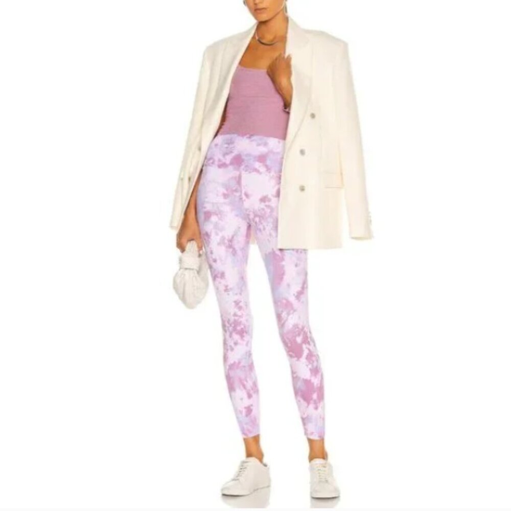 Beyond Yoga High Waisted Midi Leggings 25" Orchid Haze Cosmic Dye - Size S